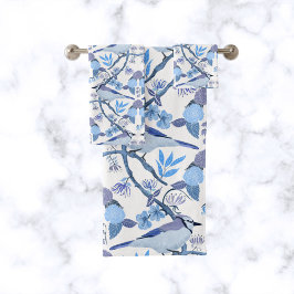 Bluejay Botanical Peri Kleur 2022 Bad Handdoek