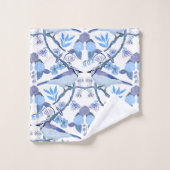 Bluejay Botanische Peri Kleur 2022 Bad Handdoek (Wasdoekje)