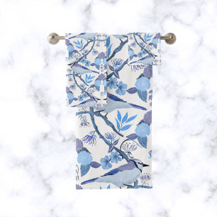 Bluejay Botanische Peri Kleur 2022 Bad Handdoek