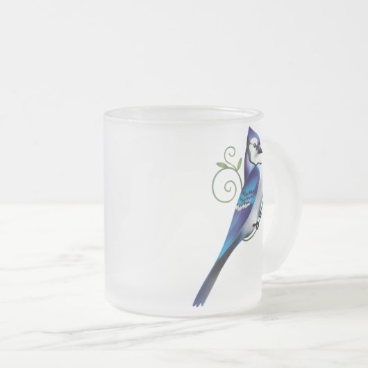 Bluejay Day Matglas Koffiemok (Voorkant rechts)