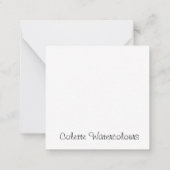 "Bluejay" Denken aan u Kaarten Notitiekaartje (Achterkant)