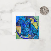 "Bluejay" Denken aan u Kaarten Notitiekaartje (Voorkant / Achterkant in situ)