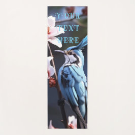Bluejay en Bloemen Custom Yogamat