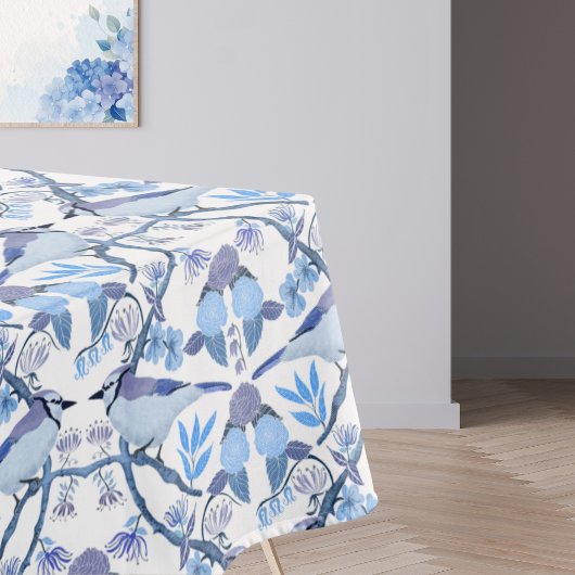 Bluejay Hydrangeas Botanische Peri Kleur 2022 Tafelkleed