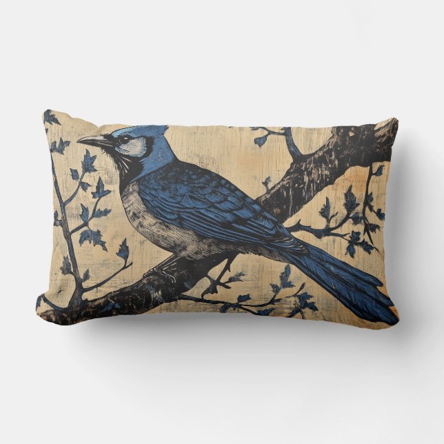 Bluejay II-Sierkussen Kussen (Voorkant)