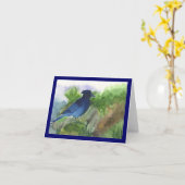Bluejay in de muskeg kaart (Gele Bloem)