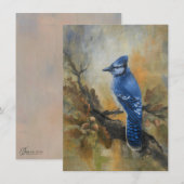 Bluejay "Jaybird" by Jason Street Bedankkaart (Voorkant / Achterkant)