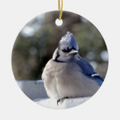 Bluejay Keramisch Ornament (Voorkant)