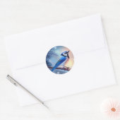 Bluejay Ronde Sticker (Envelop)