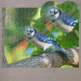 Bluejay uitgevoerd in de Fotografische Natuur van Legpuzzel