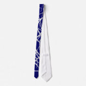 BLUELINE Blue Stropdas met Skatemarkering (Achterkant)