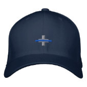 BlueLine Cap / BlueLine Baseballkappe Geborduurde Pet (Voorkant)