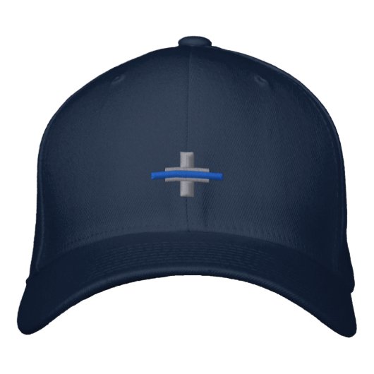 BlueLine Cap / BlueLine Baseballkappe Geborduurde Pet (Voorkant)