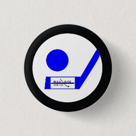 Blueliner Hockey Retro Badge Ronde Button 3,2 Cm