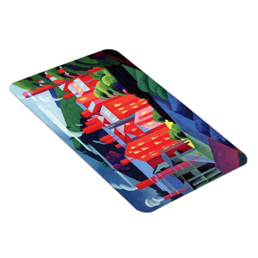 Bluemner - Jersey Silk Mills, modern kunstwerk Magneet (Rechterzijde)