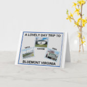 BLUEMONT VIRGINIA KAART (Gele Bloem)