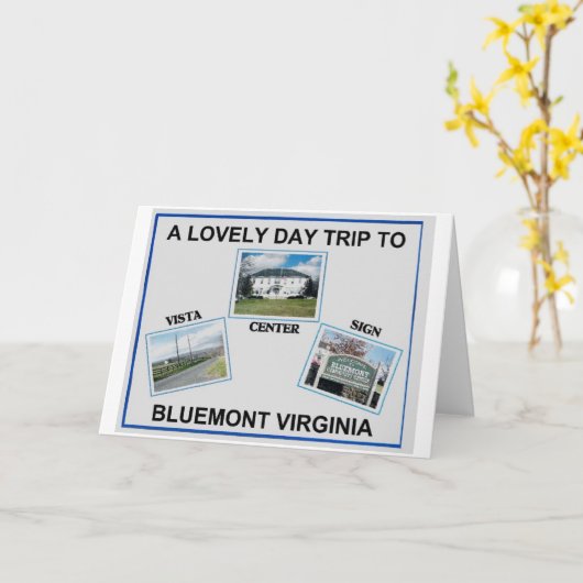 BLUEMONT VIRGINIA KAART (Gele Bloem)