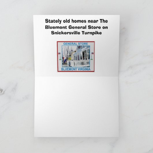 BLUEMONT VIRGINIA KAART (Binnen)