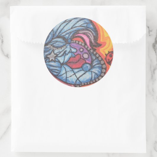 BlUeMoOn Ronde Sticker (Tas)