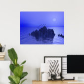 BlueNight Poster (Thuiskantoor)