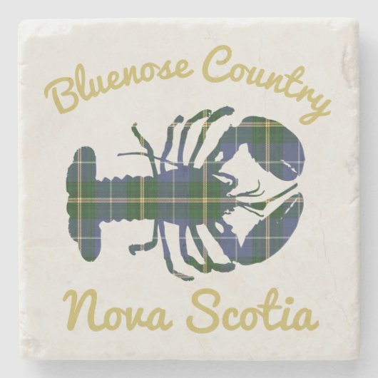 Bluenose Country N.S. Tartan Lobster onderzetter m (Voorkant)