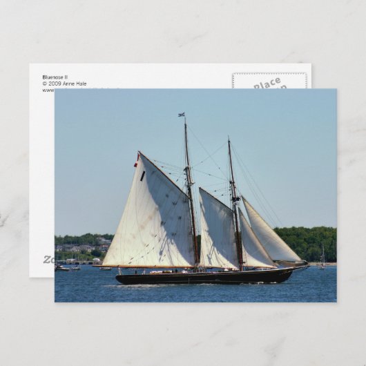 Bluenose II Briefkaart (Voorkant / Achterkant)