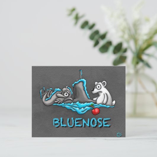 Bluenose Phins briefkaart (Staand voorkant)