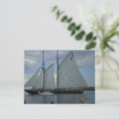 Bluenose Schooner Tall-Ship Racing Briefkaart (Staand voorkant)