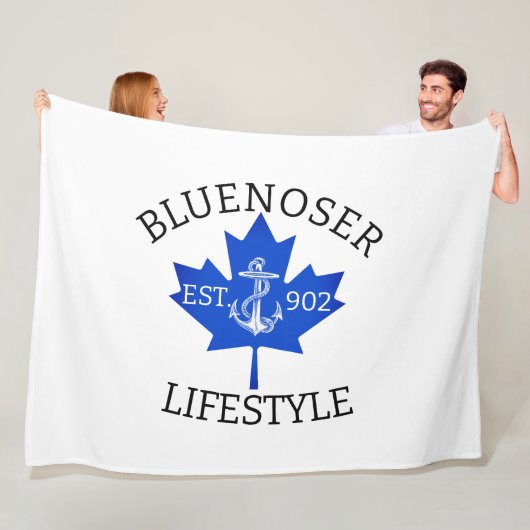 Bluenoser Lifestyle Maple leaf 902 Eh! Fleece Deken (In situ)