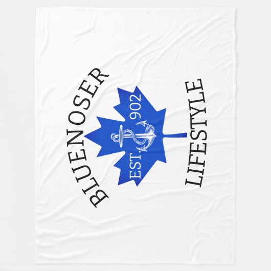 Bluenoser Lifestyle Maple leaf 902 Eh! Fleece Deken (Voorkant)
