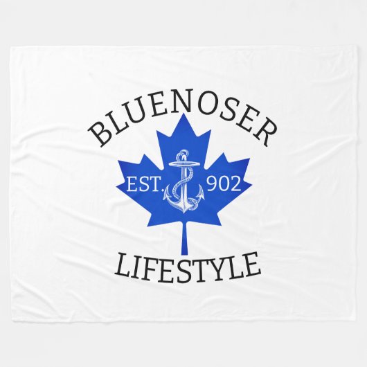 Bluenoser Lifestyle Maple leaf 902 Eh! Fleece Deken (Voorkant (Horizontaal))