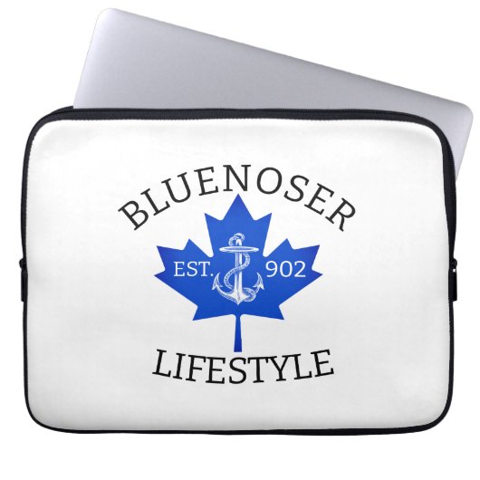 Bluenoser Lifestyle Maple leaf 902 Eh! Laptop Sleeve (Voorkant)