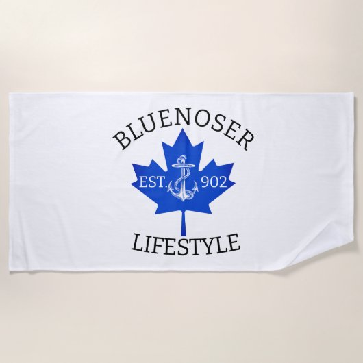 Bluenoser Lifestyle Maple leaf 902 Eh! Strandlaken (Voorkant)