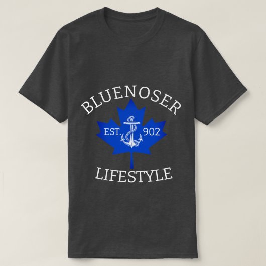 Bluenoser Lifestyle Maple leaf 902 Eh! T-shirt (Design voorkant)
