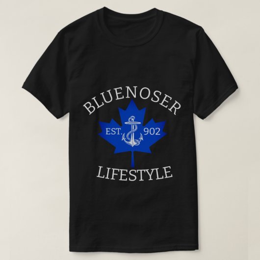 Bluenoser Lifestyle Maple leaf 902 Eh! T-shirt (Design voorkant)
