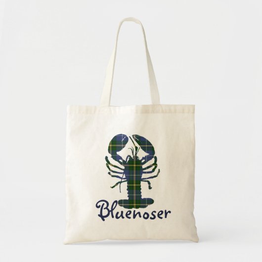 Bluenoser Nova Scotia tartan lobster canvas tas (Voorkant)