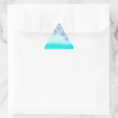 Blueocean Bloemendriehoek Glitter Bruids VERJAARDA Sticker (Tas)