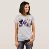 BlueOrchids37 met twee zijden T-shirt (Voorkant volledig)