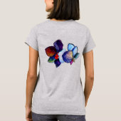 BlueOrchids37 met twee zijden T-shirt (Achterkant)