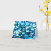 BluePebbles gevouwen Wenskaart Kaart (Gele Bloem)