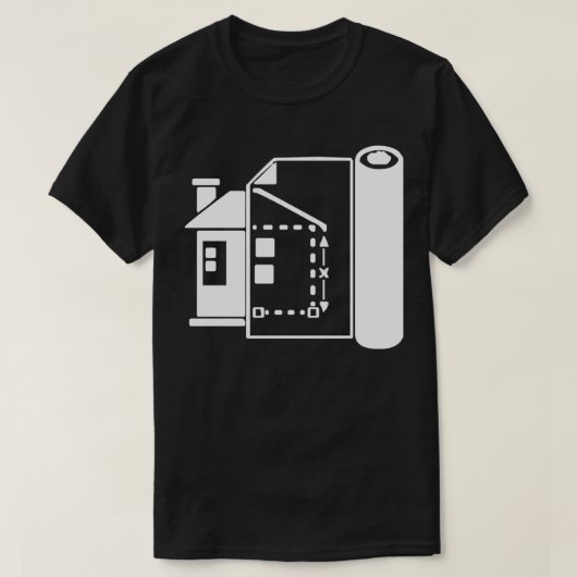 Blueprint House Architect 1 T-shirt (Design voorkant)