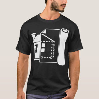 Blueprint House Architect 1  T-shirt