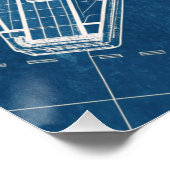 Blueprint of the Aetherwing Interdictor Perfect Poster (Hoek)