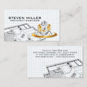 Blueprints | Architect Logo | Home Properties Visitekaartje (Voorkant / Achterkant)