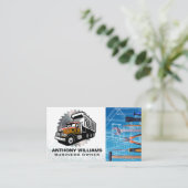 Blueprints | Construction Truck | Saw | Hand Tools Visitekaartje (Staand voorkant)