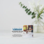 Blueprints voor technici | City Skyline Visitekaartje (Staand voorkant)