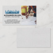 Blueprints voor technici | City Skyline Visitekaartje (Voorkant / Achterkant)