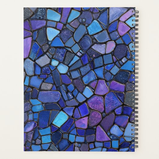 BluePurpleMosaicTile Planner (Achterkant)