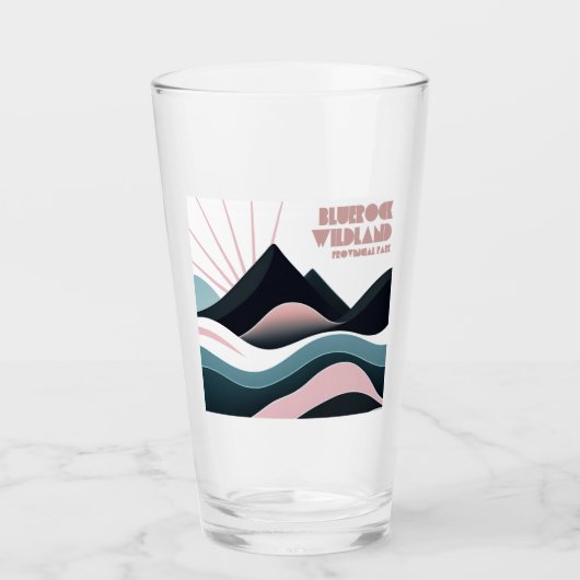 Bluerock Wildland Provinciaal Park Gekleurde heuve Glas (Voorkant)