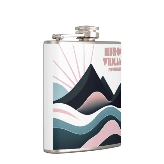 Bluerock Wildland Provinciaal Park Gekleurde heuve Heupfles (Rechts)